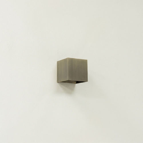 Artdelight wandlamp Gymm - 1 lichts - 10  x 10   cm - brons