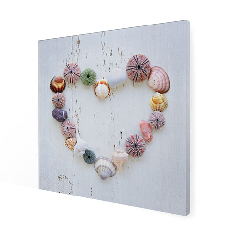 Art for the Home Buitencanvas - Schelpenhart - 50x50cm - vtwonen shop