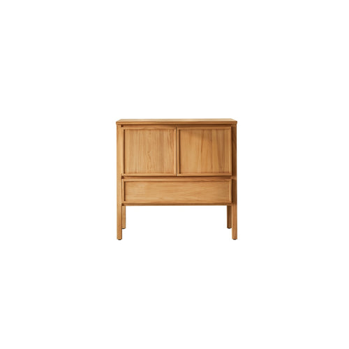 Tikamoon Teakhouten kast 80 cm - Naturel