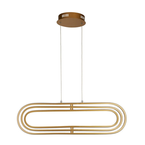 Clip LED-plafondhanger, goud aluminium