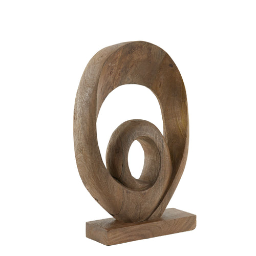 Light & Living ornament RANDA - bruin - 30x9x46cm - vtwonen shop