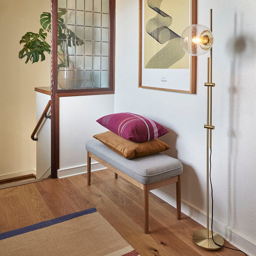 Hübsch geweven kussen Quadrum - katoen - 40x60cm - vtwonen shop