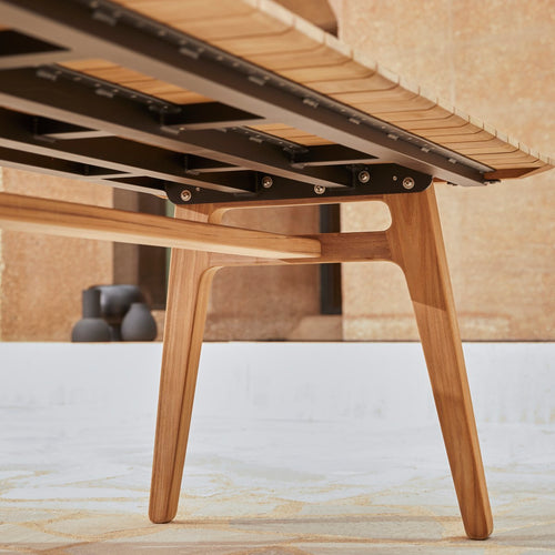 Tikamoon Massief teakhouten tuintafel voor 8/10 personen - Naturel - vtwonen shop