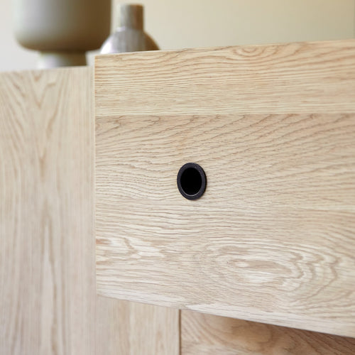 Tikamoon Massief eikenhouten buffet 150 cm - Naturel