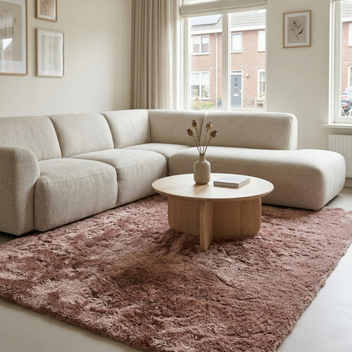 DÉJA Living Vloerkleed Mana - Zalm Stof - 200x290cm