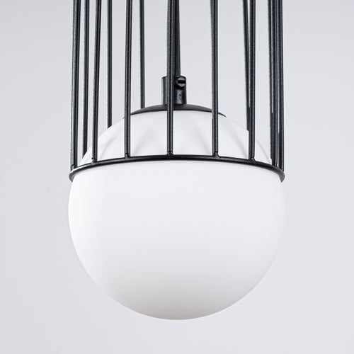 Sollux Lighting Hanglamp BRINA 1 zwart - 12x12x115cm