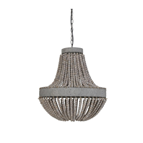Light & Living hanglamp Luna - wit - Ø51cm