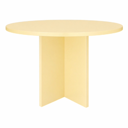 Really Nice Things  - eettafel Mathilda - MDF -rond - 120cm - butter