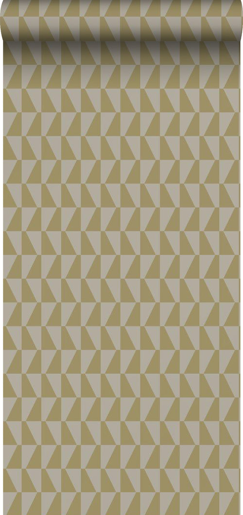 Borastapeter behang geometrische vormen goud - 53 cm x 10.05 m - 660763 - vtwonen shop