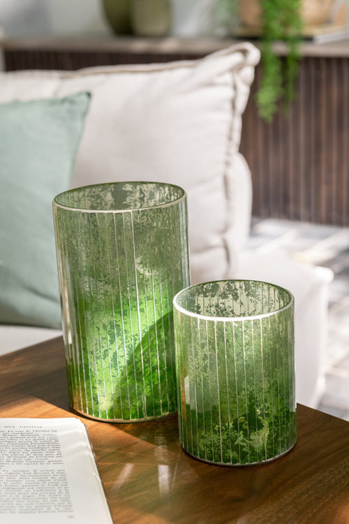 J-Line windlicht Klassiek - glas - transparant