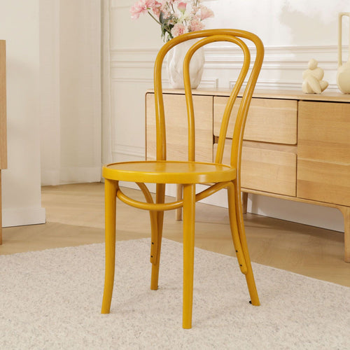 Fameg Vienna Thonet No.14 Houten Bistrostoel Geel - vtwonen shop