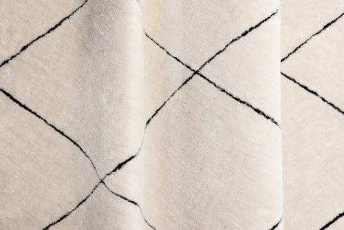 Rebellenclub Vloerkleed Varkaus - Zwart/wit - vtwonen shop