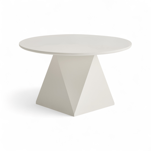 Furnhouse salontafel set Aura - Crème wit - Ø 50/80 cm