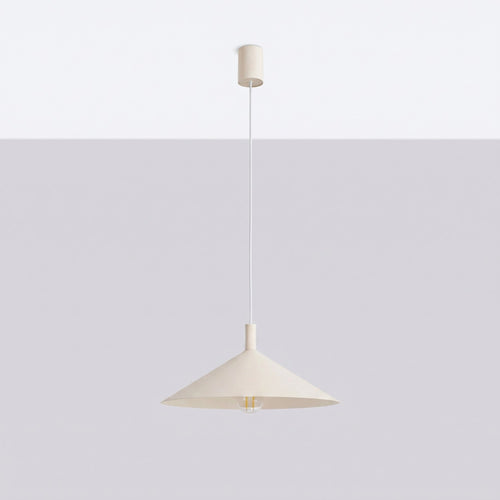 Sollux Lighting Hanglamp NOX 40 beige - 40x40x135cm