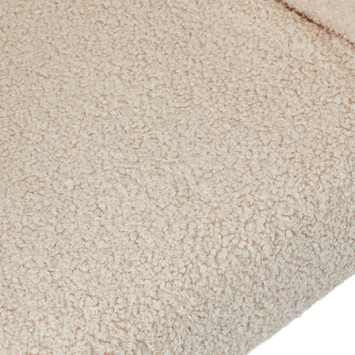 Furnhouse eetkamerstoelen armleuning Natalie - Beige - Stof (Bouclé) - Set van 4