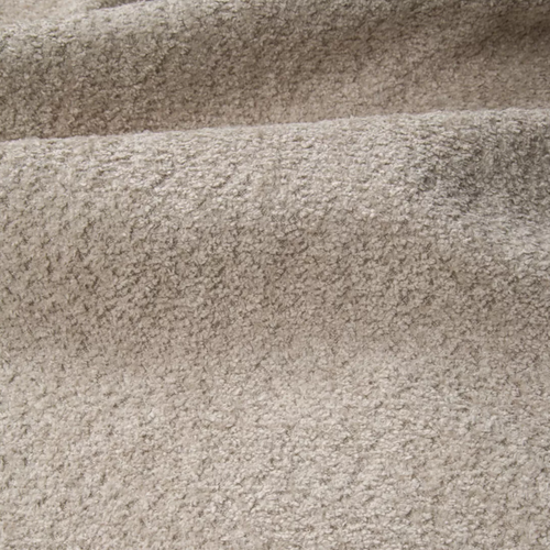 Sia Home - Rechthoekige hoekbank die kan worden uitgeklapt tot bed GABRIEL - bouclé-stof beige 286cm