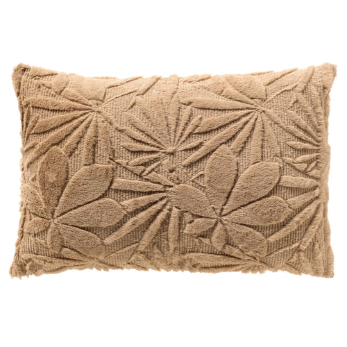 JURRE - kussenhoes 40x60 cm - getuft - bladmotief - Irish Cream - beige