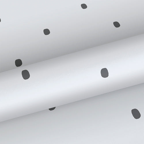 Sanders & Sanders behang stippen zwart en wit - 53 cm x 10.05 m - 640650