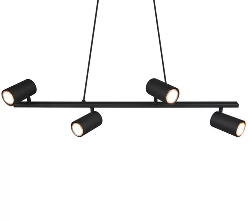 Trio Leuchten hanglamp Marley - 6 lichts - 115  x 150   cm - zwart