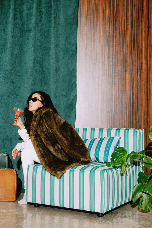 Fluwelen lounge fauteuil - vtwonen shop