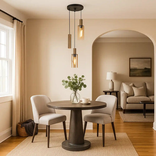 Highlight hanglamp Perugia - 3 lichts - 40  x 160   cm - zwart brons - vtwonen shop