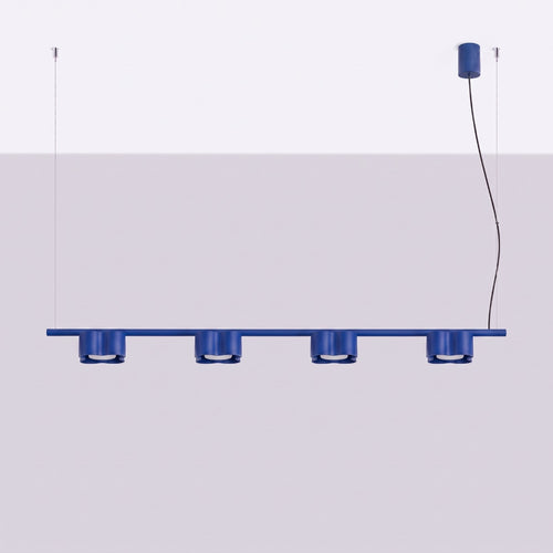 Sollux Lighting Kroonluchter OVIO 4 ultramarijn Gx53 - 122x12x208cm