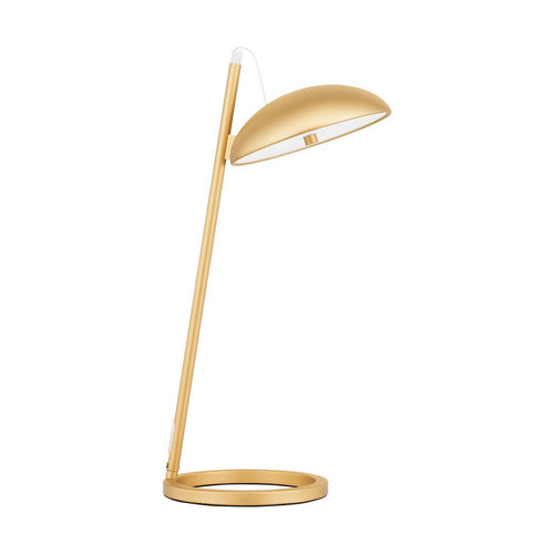 Nova Luce FLUTE Bureaulamp Sandy Gold Dimbaar LED 18W 1105lm 3000K