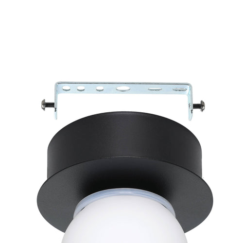 EGLO plafondlamp Mosiano - led - ø 11 cm - zwart/wit - vtwonen shop