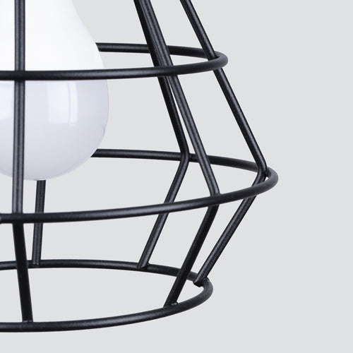 Sollux Lighting Wandlamp SUBA zwart - 15x23x23cm