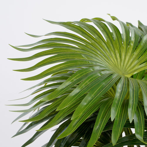 Mica Decorations Palm Kunstplant in Bloempot Stan - H40 x Ø35 cm - Groen