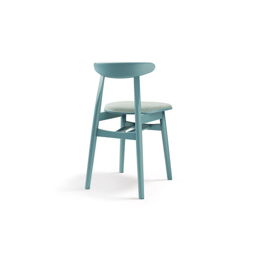 Set van 2 stoelen Bony structurele stof munt - 47x42x80cm