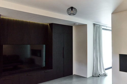 Lighto | Design plafondlamp zwart 39cm Ø | Julia - vtwonen shop