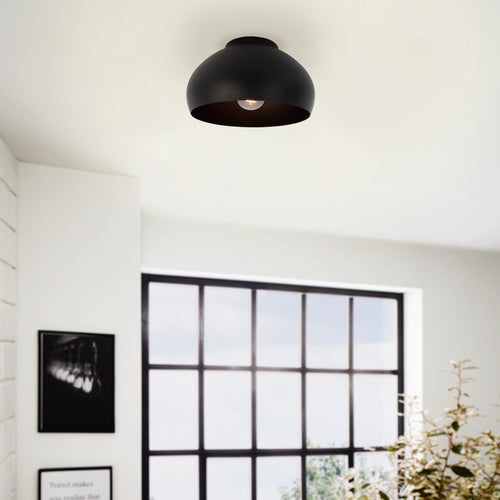 EGLO plafondlamp Mogano 2 - e27 - ø28 cm - zwart
