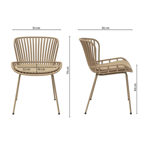 Kick tuinstoel Lot - Beige