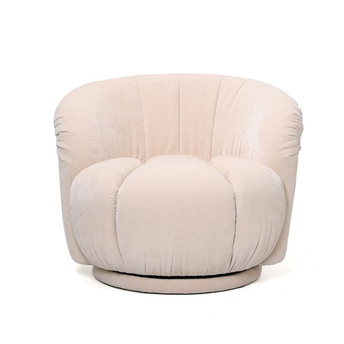 DÉJA Living Fauteuil Arby - Beige Stof/Metaal - 86x84x70cm - vtwonen shop