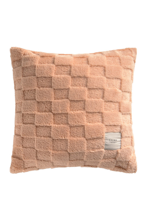 Calma House Kussenhoes Damero - Roze - 45x45