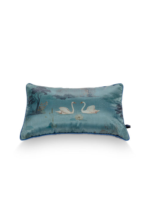 Pip Studio Sierkussen Darjeeling Days Blauw Polyester 55 x 33 cm