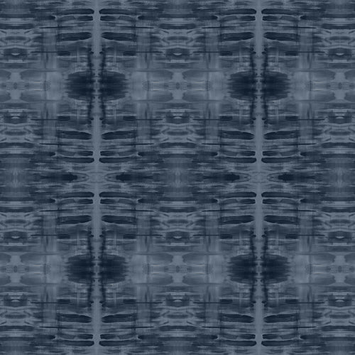 Behang Graffiti dark blue