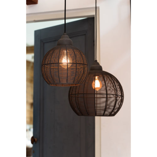 Light & Living hanglamp Milla - zwart - Ø32cm - vtwonen shop