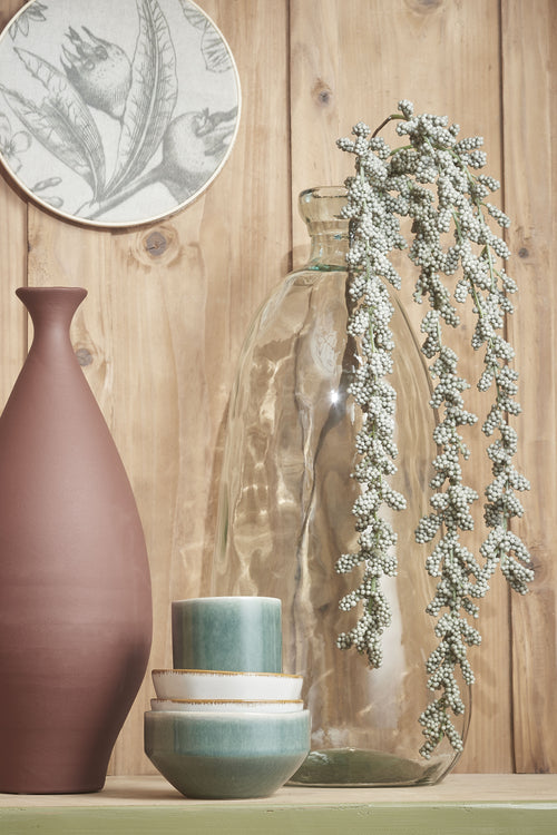 Mica Decorations Organic Vaas - H51 x Ø22 cm - Transparant