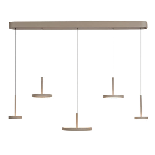 Highlight hanglamp Falcon - 5 lichts - 120  x  160   cm - beige