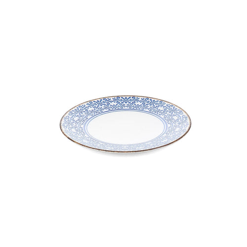 Bonbistro - Plat bord 25cm blauw Azul - Set van 6