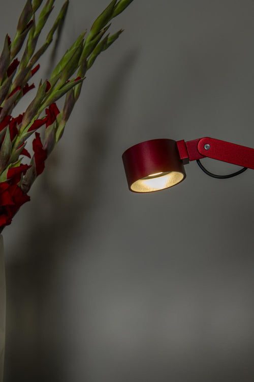 Lucide bureaulamp OGDEN - Geïntegreerde LED - Rood