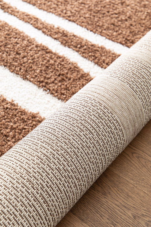 AFK Living vloerkleed Archi - Zacht comfort voor elke dag en OEKO-TEX® Standard 100 gecertificeerd. - kastanje - 120x170 cm