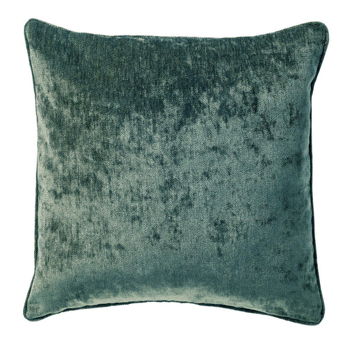 KUSSENSET - 4-delig - Velvet Elegance - 45x45 cm - inclusief binnenkussens - blauw, groen