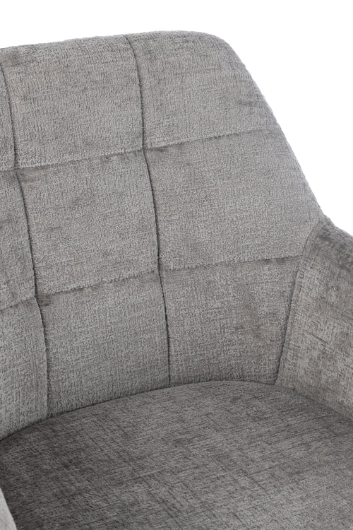 J-Line stoel Louna - ijzer/acryl - grijs - vtwonen shop