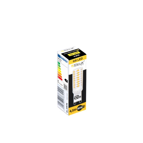 Sollux Lighting LED lamp G9 3000K 4,5W 450lm - 1,8x1,8x5,8cm