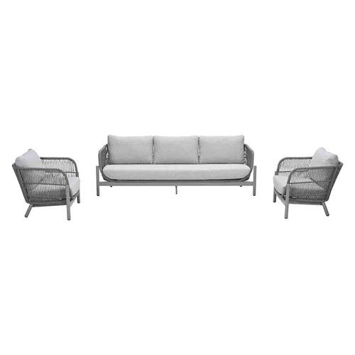 Garden Impressions Loungeset Luzia 3-delig - taupe - grey sand