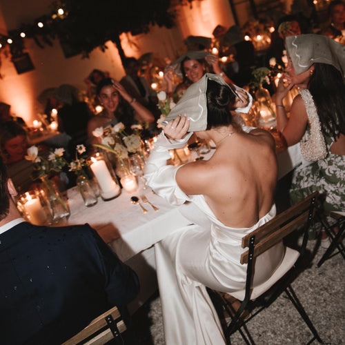 Kulu Club servetten wavy - 100% linnen - saliegroen - set van 2 - vtwonen shop