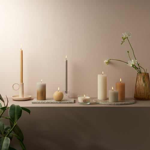 Bolsius rustieke kaarsen - ivoor - 19cm - vtwonen shop